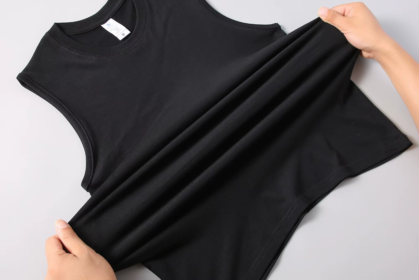 Mens Gym Vest Top 100% Cotton Street Wear Summer Bodybuilding Muscle Sleeveless Gym Design Men'S T-Shirts Tank Top Men
