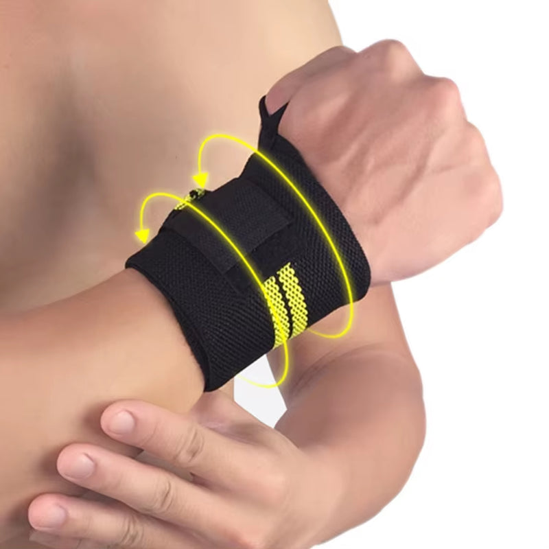 Best Selling Weight Lifting Wrist Wrap Bandage Fitness Wristband with Gym Wrist Straps