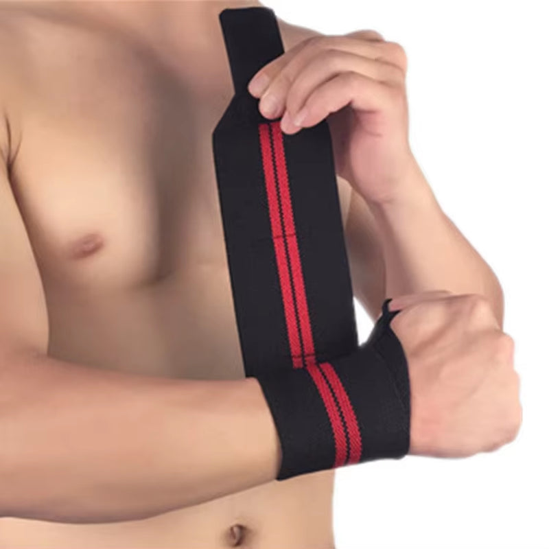 Best Selling Weight Lifting Wrist Wrap Bandage Fitness Wristband with Gym Wrist Straps