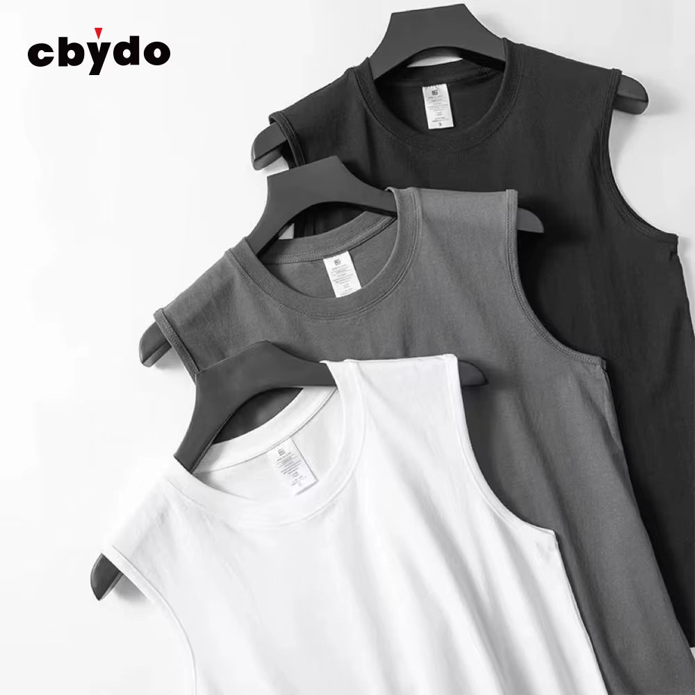 Mens Gym Vest Top 100% Cotton Street Wear Summer Bodybuilding Muscle Sleeveless Gym Design Men'S T-Shirts Tank Top Men