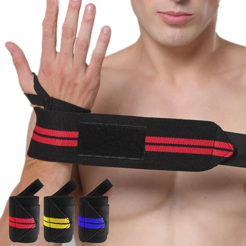 Best Selling Weight Lifting Wrist Wrap Bandage Fitness Wristband with Gym Wrist Straps